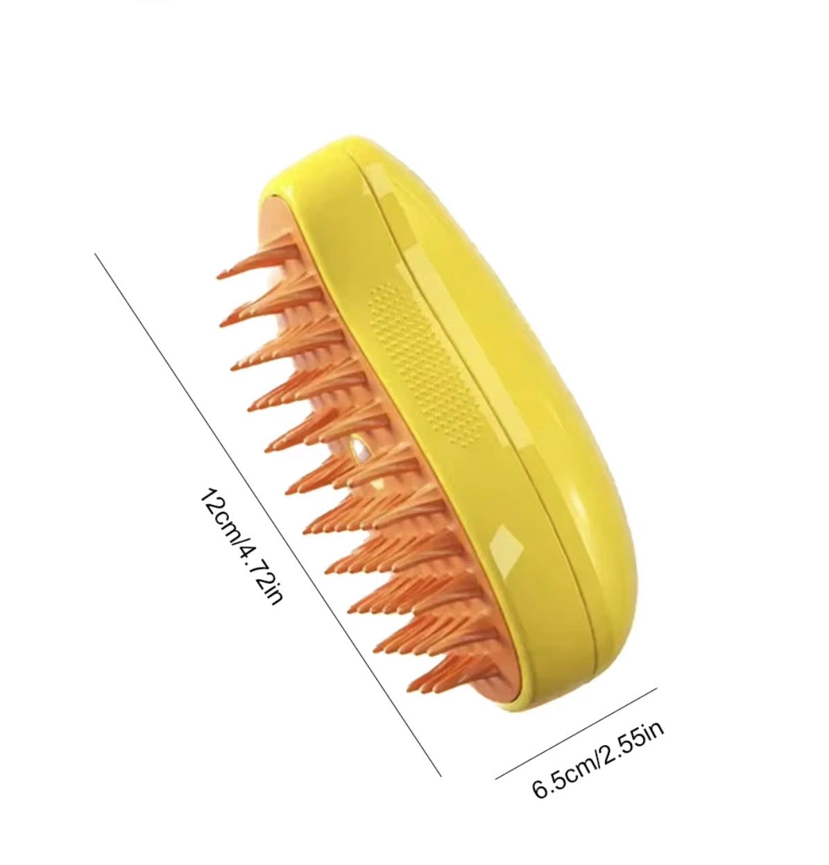 Brosse Anti-Poils Auto-Nettoyante 3-en-1 pour Chien & Chat – Brosse Vapeur, Peigne Massage et Élimination des Poils Morts