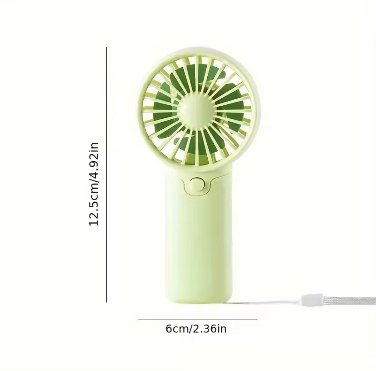 Dites Adieu à la Chaleur – Mini Ventilateur Portable Rechargeable Ultra Léger