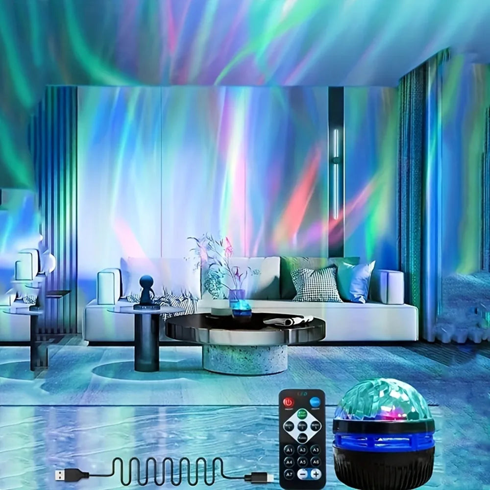 Projecteur Galaxie LED 360° – Ciel Étoilé, Nébuleuse Multicolore & Télécommande Sans Fil