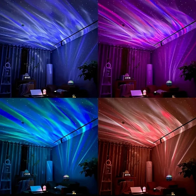 Projecteur Galaxie LED 360° – Ciel Étoilé, Nébuleuse Multicolore & Télécommande Sans Fil