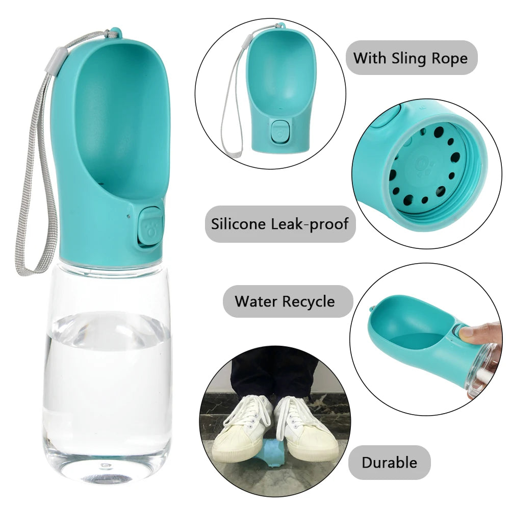 Gourde Portable pour Chien Anti-Fuite™ | Hydratation Facile en Promenade