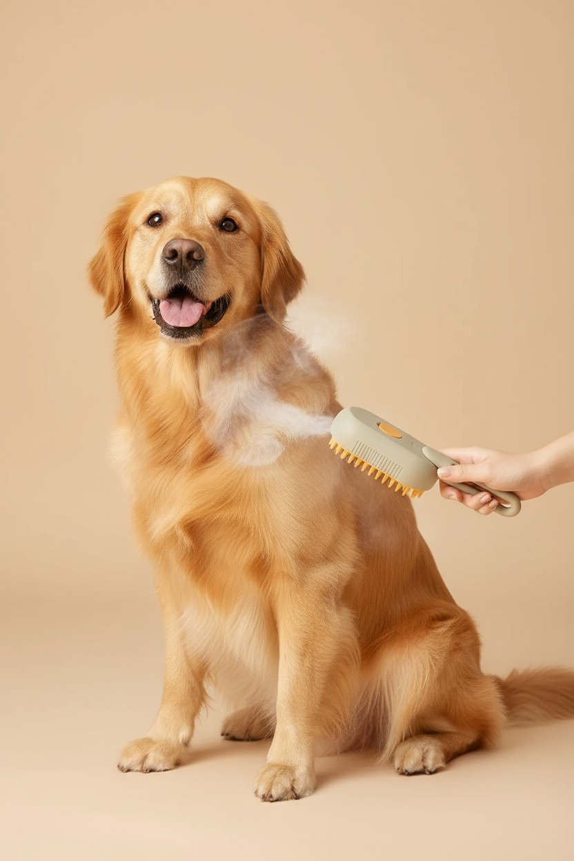 Pourquoi Brosse Anti-Poils Auto-Nettoyante 3-en-1 pour Chien & Chat...